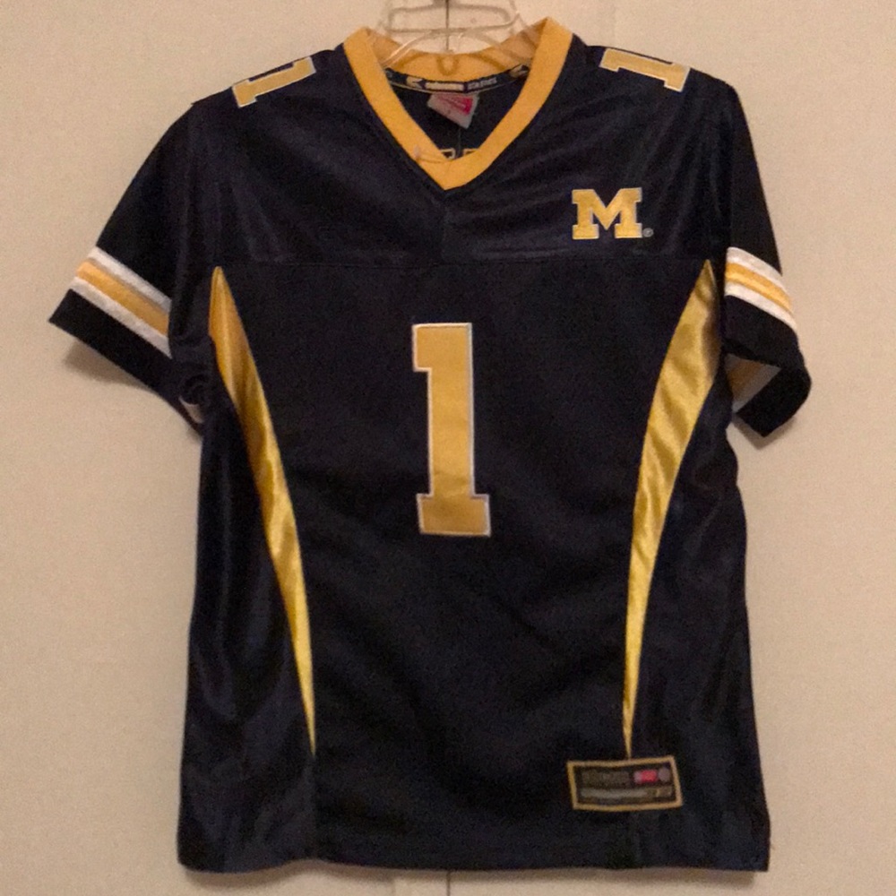 NWOT Colosseum Michigan children’s jersey - S